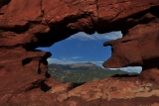 garden of the gods see thru rock